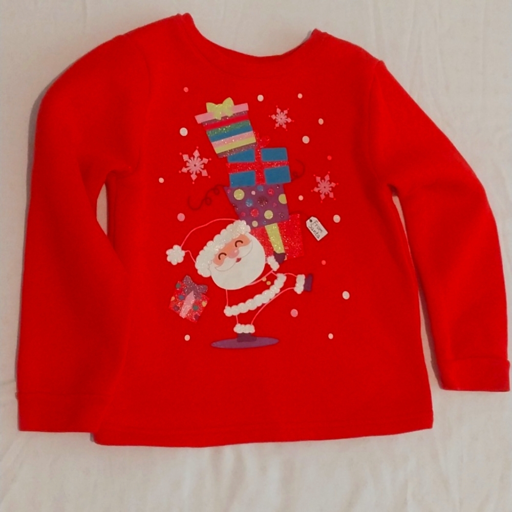 Red fleece top
